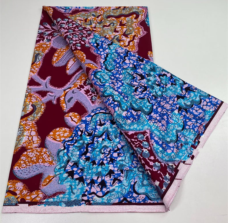 Nouveau Tissu Wax Africain Ank - Sewing Batik Fabric avis et prix